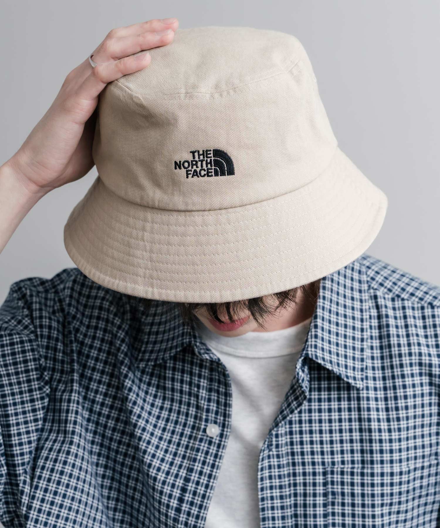 THE NORTH FACE ザ・ノースフェイス TNF LOGO BUCKET HAT ワンポイントロゴ刺繍バケットハット/デニムバケハ 16136