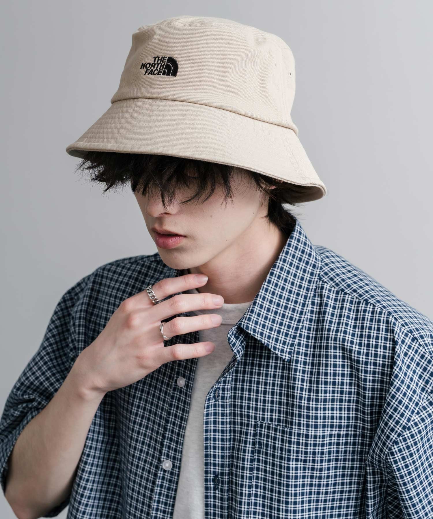 THE NORTH FACE ザ・ノースフェイス TNF LOGO BUCKET HAT ワンポイントロゴ刺繍バケットハット/デニムバケハ 16136
