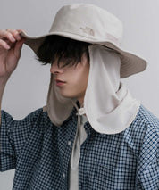THE NORTH FACE ザ・ノースフェイス TNF LIGHT SHIELD HAT 接触冷感 取り外し可能 日除けサンシェード付きアドベンチャーハット/サファリハット 16137