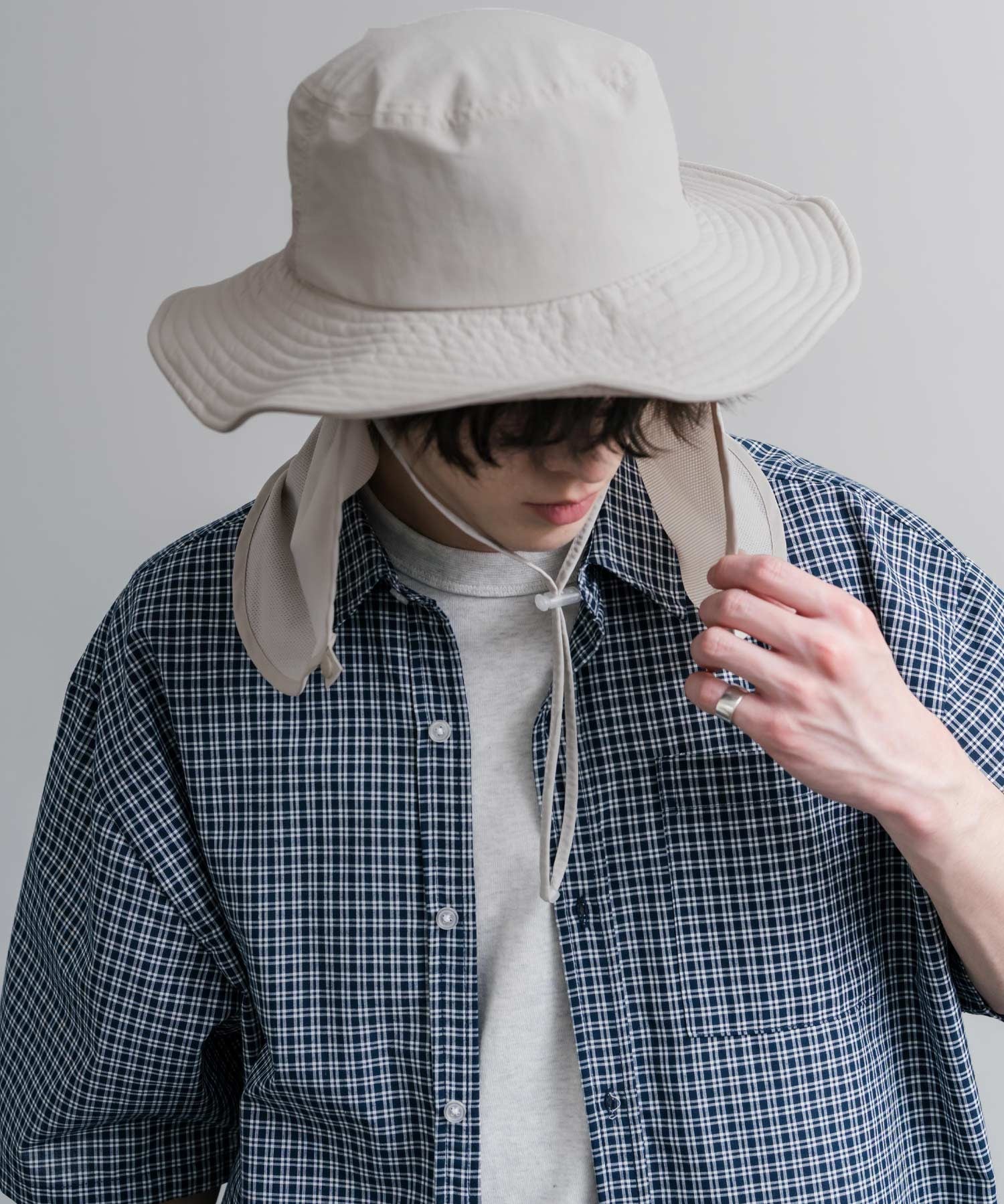 THE NORTH FACE ザ・ノースフェイス TNF LIGHT SHIELD HAT 接触冷感 取り外し可能 日除けサンシェード付きアドベンチャーハット/サファリハット 16137