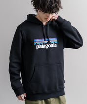 Patagonia パタゴニア M'S P-6 LOGO UPRISAL HOODY ロゴアップライザルフーディ/裏起毛長袖プルオーバーパーカー 16140