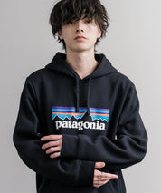 Patagonia パタゴニア M'S P-6 LOGO UPRISAL HOODY ロゴアップライザルフーディ/裏起毛長袖プルオーバーパーカー 16140