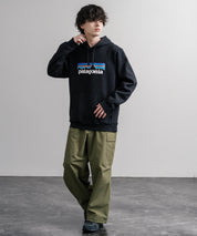 Patagonia パタゴニア M'S P-6 LOGO UPRISAL HOODY ロゴアップライザルフーディ/裏起毛長袖プルオーバーパーカー 16140