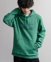 Patagonia パタゴニア M'S P-6 LOGO UPRISAL HOODY ロゴアップライザルフーディ/裏起毛長袖プルオーバーパーカー 16140
