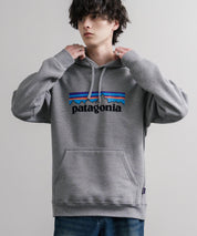 Patagonia パタゴニア M'S P-6 LOGO UPRISAL HOODY ロゴアップライザルフーディ/裏起毛長袖プルオーバーパーカー 16140
