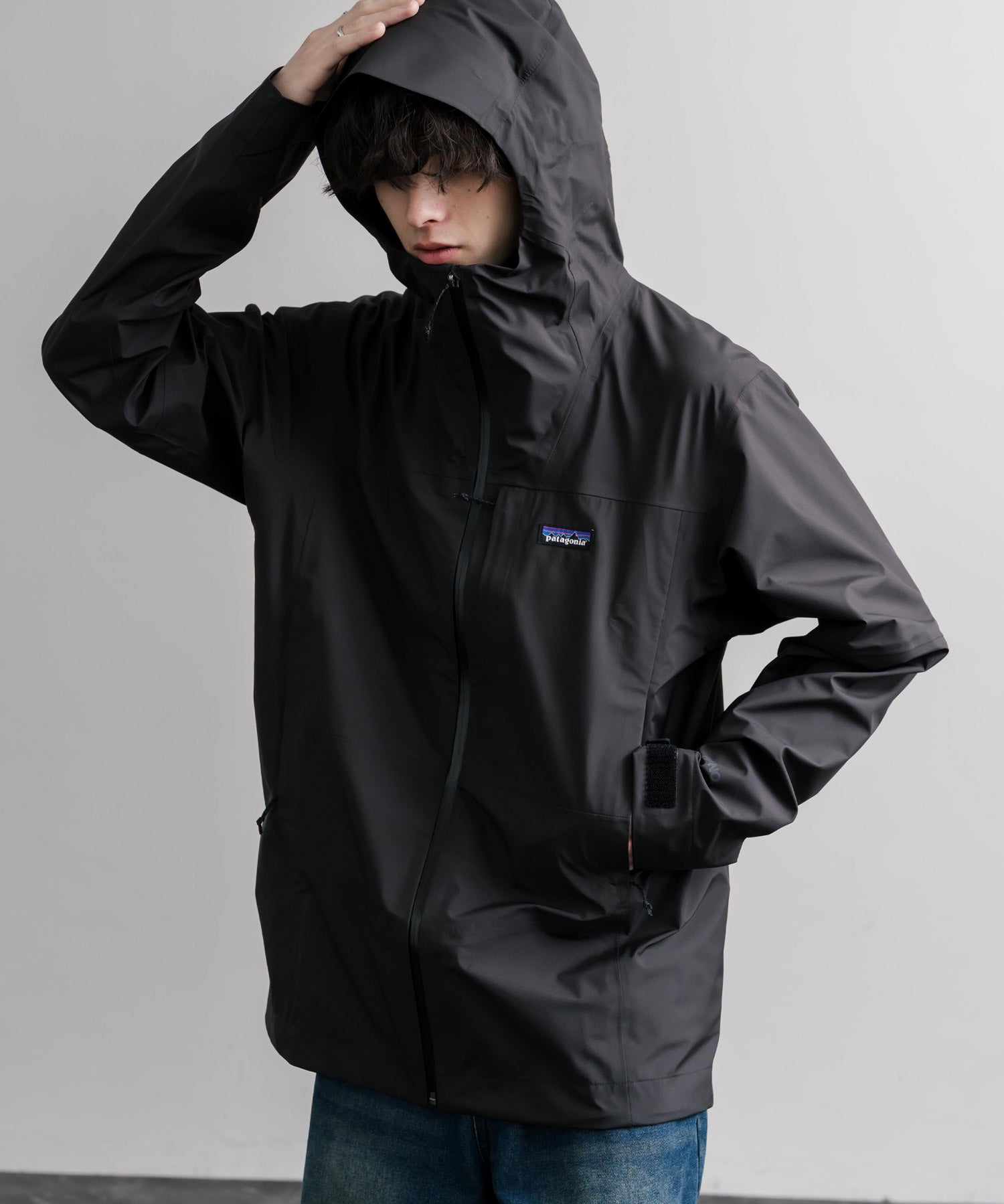 Patagonia パタゴニア M'S BOULDER FORK RAIN JKT ボルダーフォークレインジャケット/ツバ付きマウンテンパーカー 16141