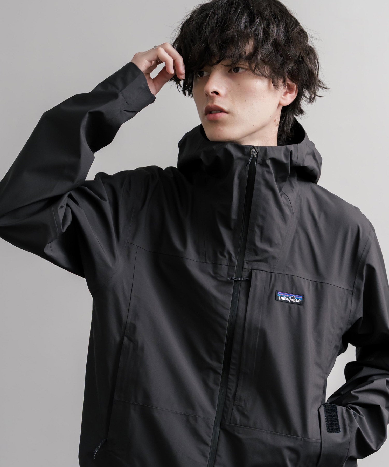 Patagonia パタゴニア M'S BOULDER FORK RAIN JKT ボルダーフォークレインジャケット/ツバ付きマウンテンパーカー 16141