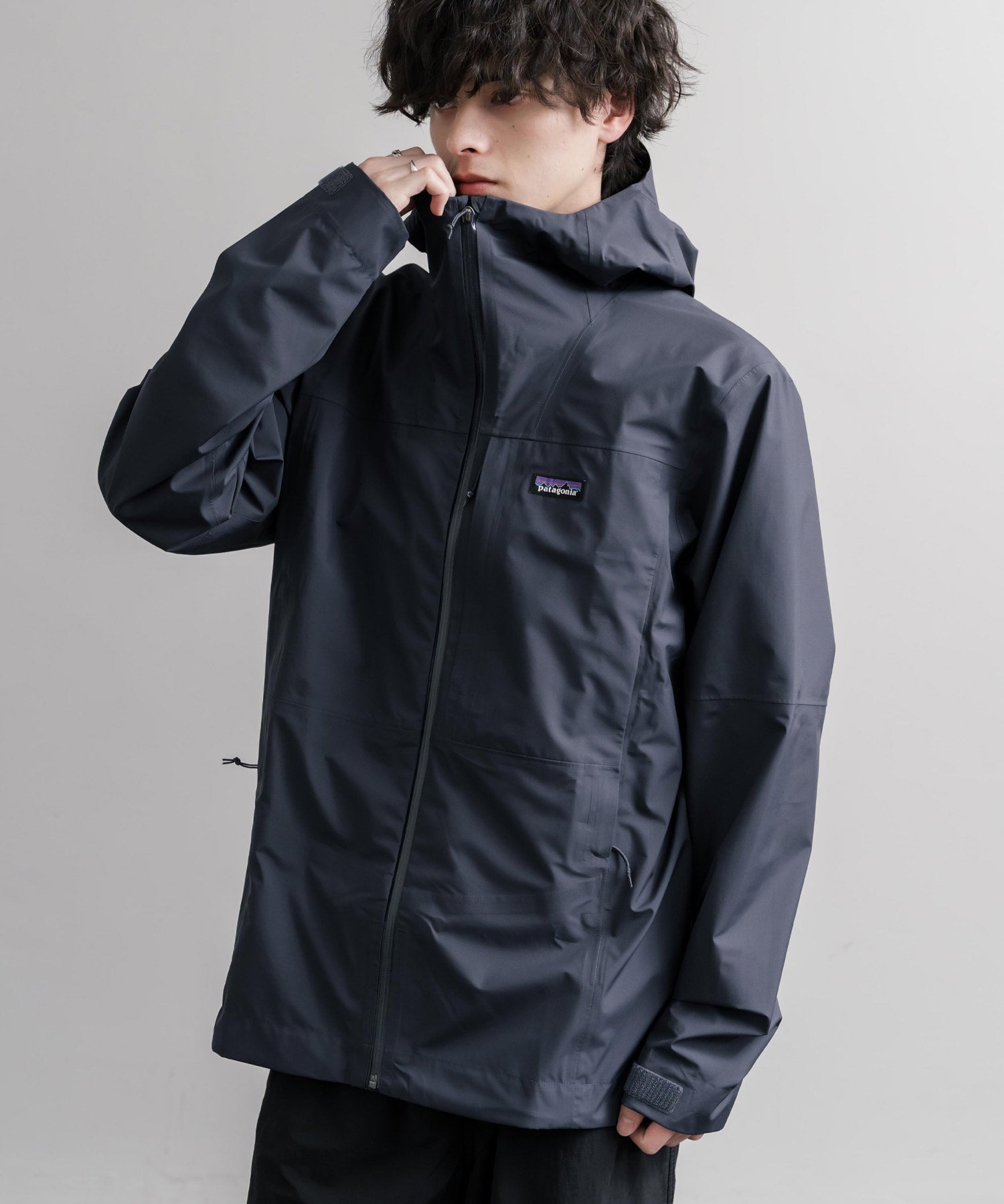 Patagonia パタゴニア M'S BOULDER FORK RAIN JKT ボルダーフォークレインジャケット/ツバ付きマウンテンパーカー 16141