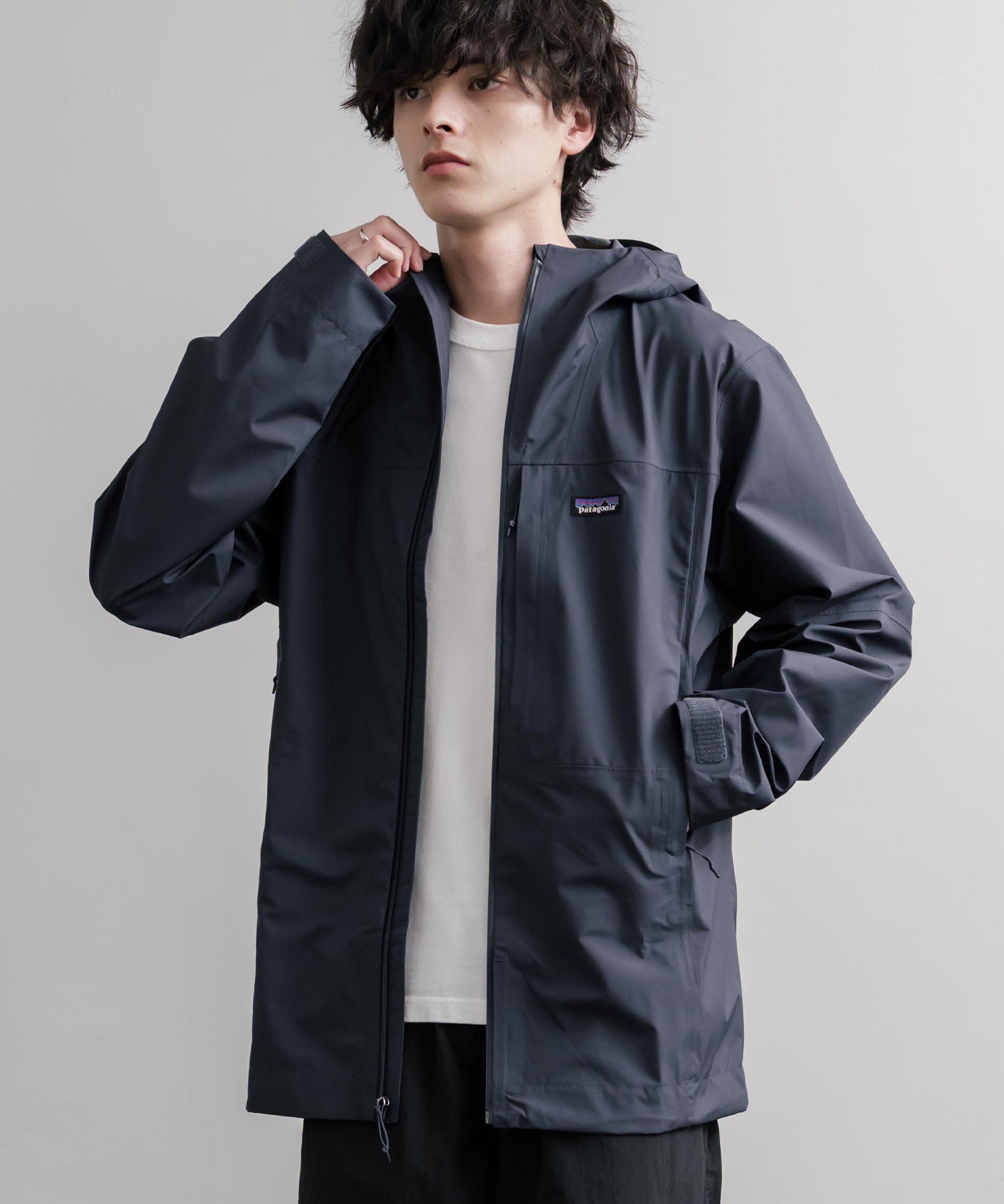 Patagonia パタゴニア M'S BOULDER FORK RAIN JKT ボルダーフォークレインジャケット/ツバ付きマウンテンパーカー 16141