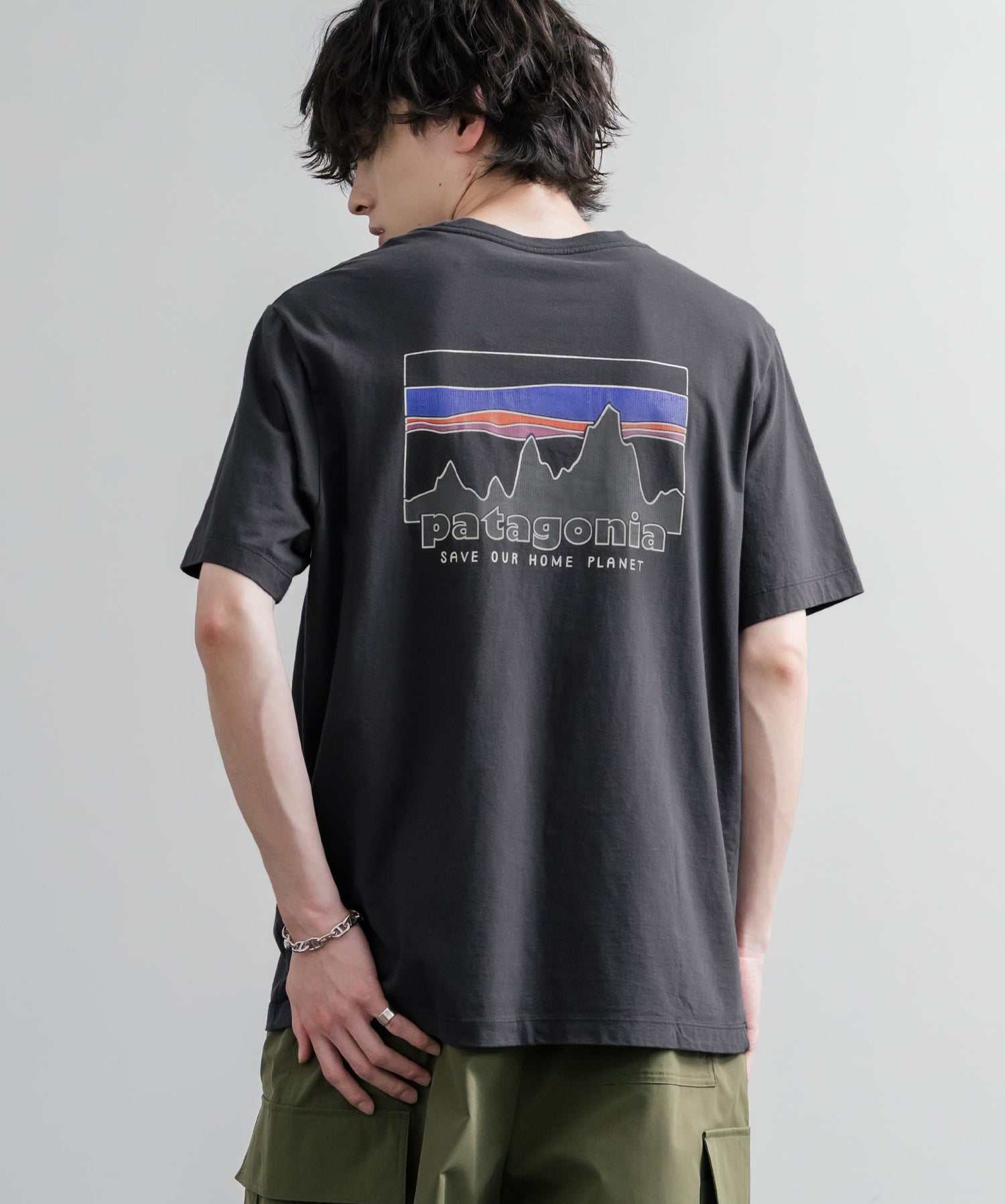 Patagonia パタゴニア M’S '73 SKYLINE T SHIRT オーガニックコットンバックプリント半袖Tシャツ 16143