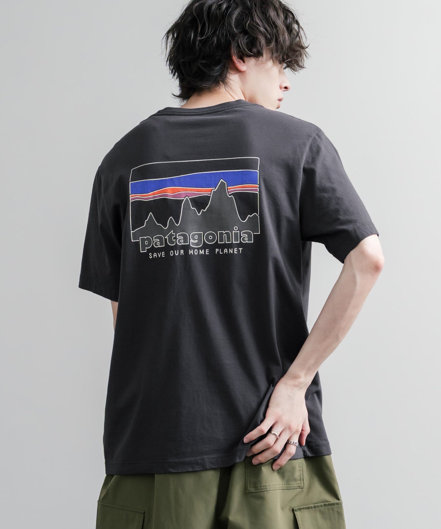 Patagonia パタゴニア M’S '73 SKYLINE T SHIRT オーガニックコットンバックプリント半袖Tシャツ 16143