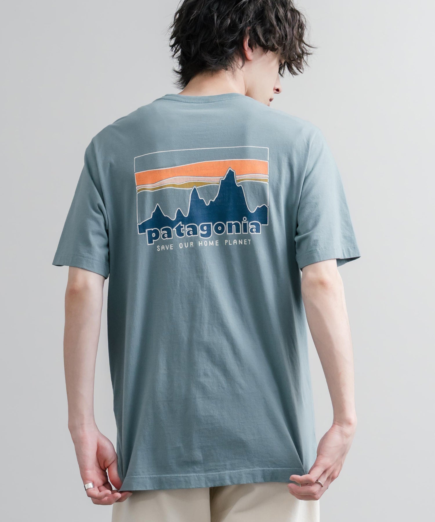 Patagonia パタゴニア M’S '73 SKYLINE T SHIRT オーガニックコットンバックプリント半袖Tシャツ 16143