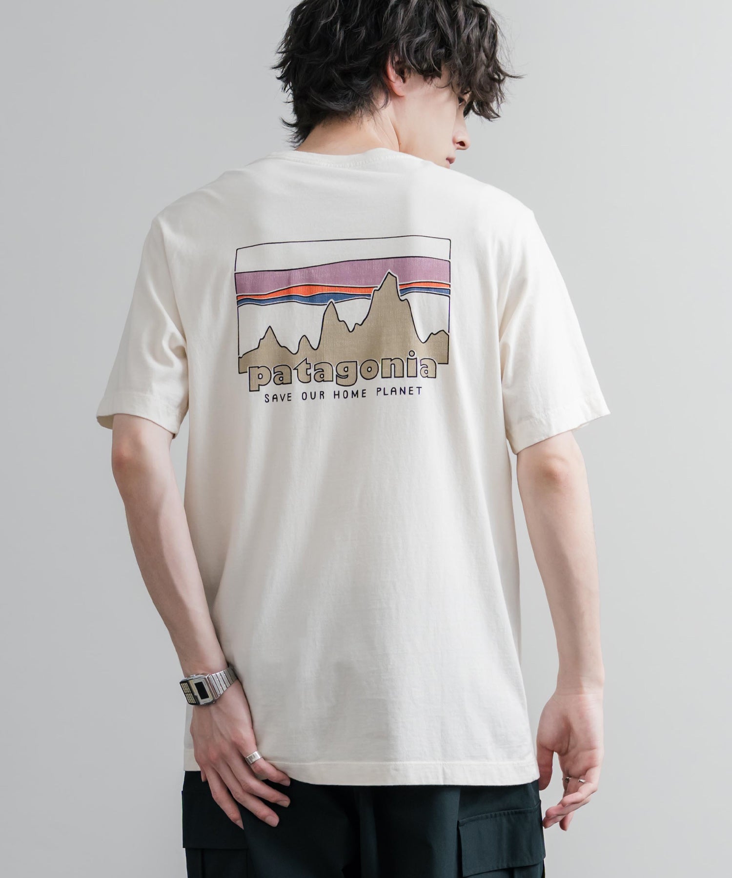 Patagonia パタゴニア M’S '73 SKYLINE T SHIRT オーガニックコットンバックプリント半袖Tシャツ 16143