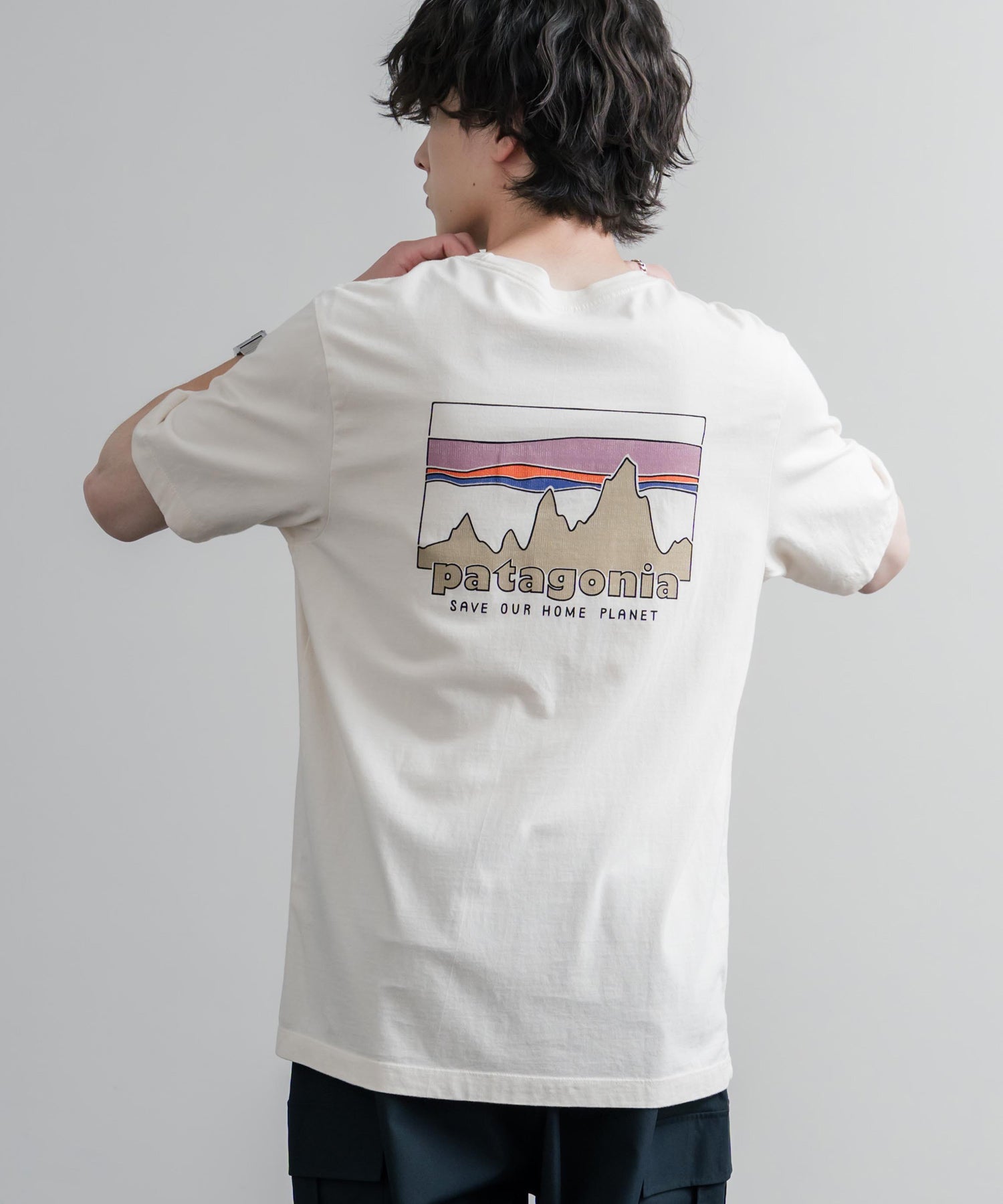 Patagonia パタゴニア M’S '73 SKYLINE T SHIRT オーガニックコットンバックプリント半袖Tシャツ 16143