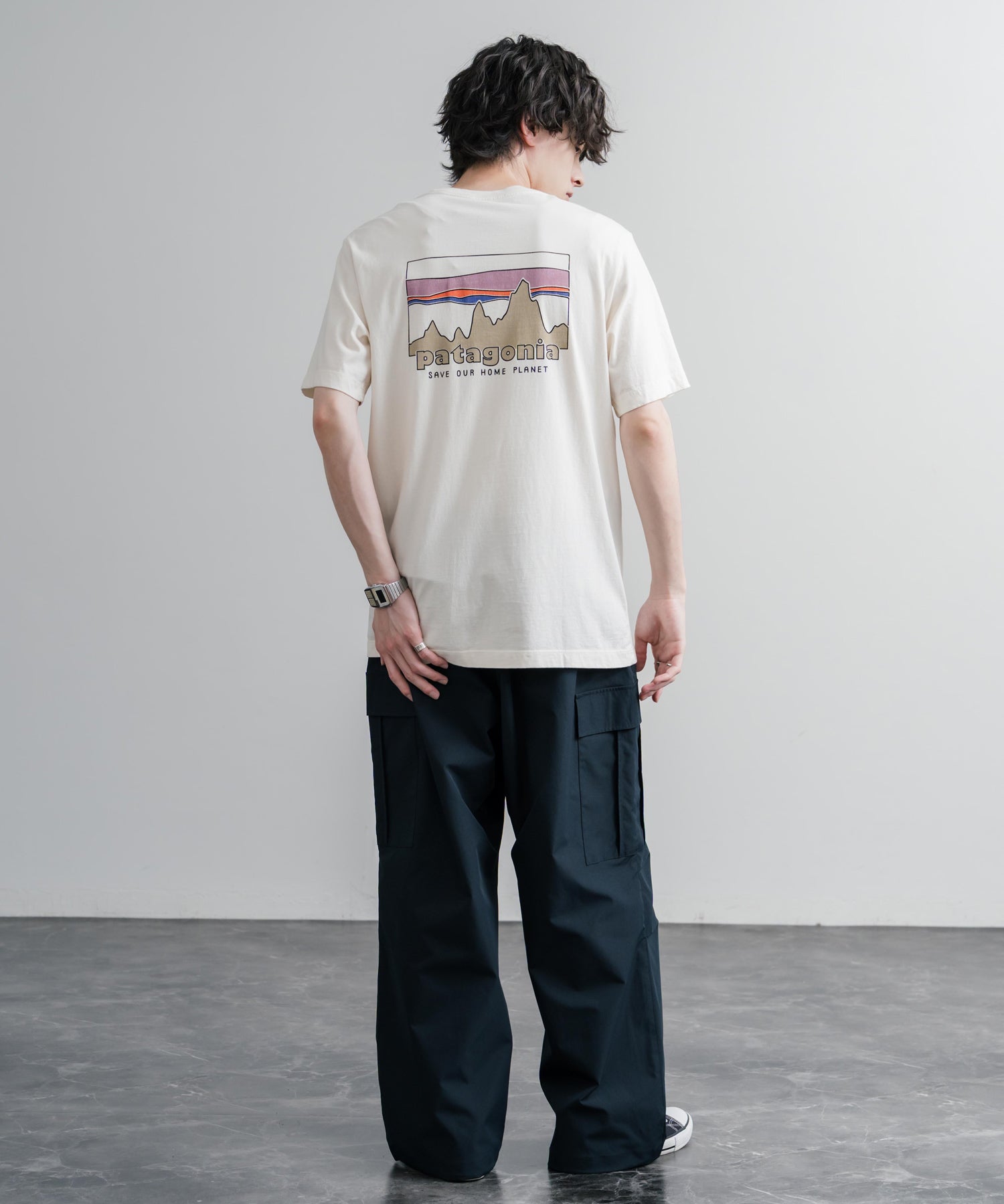 Patagonia パタゴニア M’S '73 SKYLINE T SHIRT オーガニックコットンバックプリント半袖Tシャツ 16143