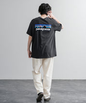 Patagonia パタゴニア MS P 6 LOGO T SHIRT オーガニックコットンバックプリントP-6ロゴ半袖Tシャツ 16144