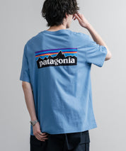 Patagonia パタゴニア MS P 6 LOGO T SHIRT オーガニックコットンバックプリントP-6ロゴ半袖Tシャツ 16144