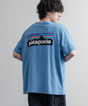Patagonia パタゴニア MS P 6 LOGO T SHIRT オーガニックコットンバックプリントP-6ロゴ半袖Tシャツ 16144