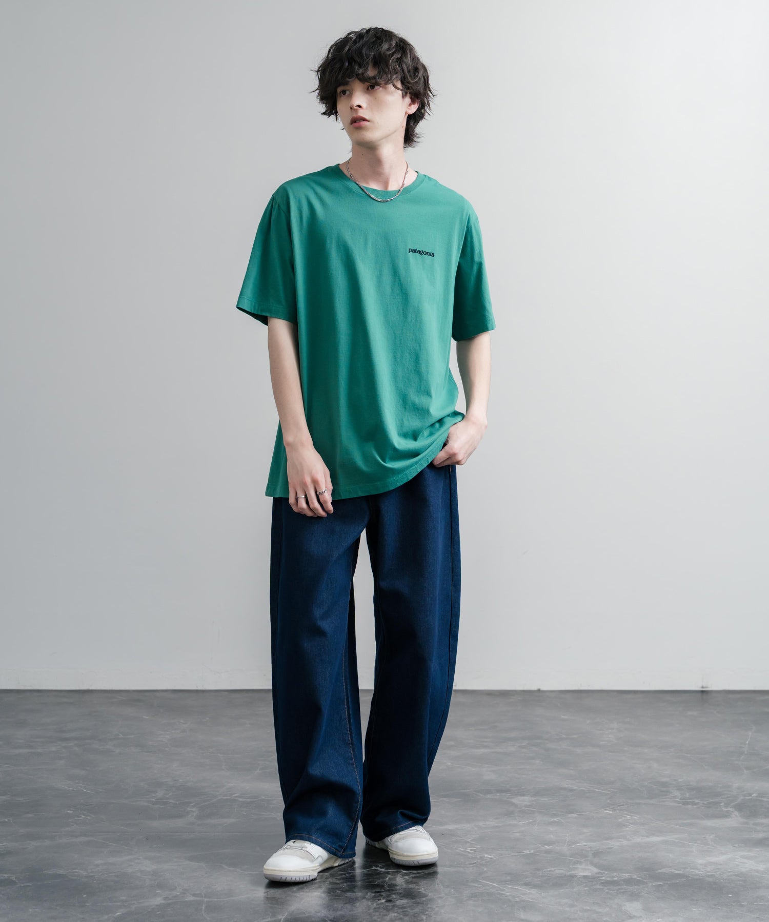 Patagonia パタゴニア MS P 6 LOGO T SHIRT オーガニックコットンバックプリントP-6ロゴ半袖Tシャツ 16144