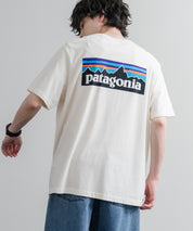 Patagonia パタゴニア MS P 6 LOGO T SHIRT オーガニックコットンバックプリントP-6ロゴ半袖Tシャツ 16144