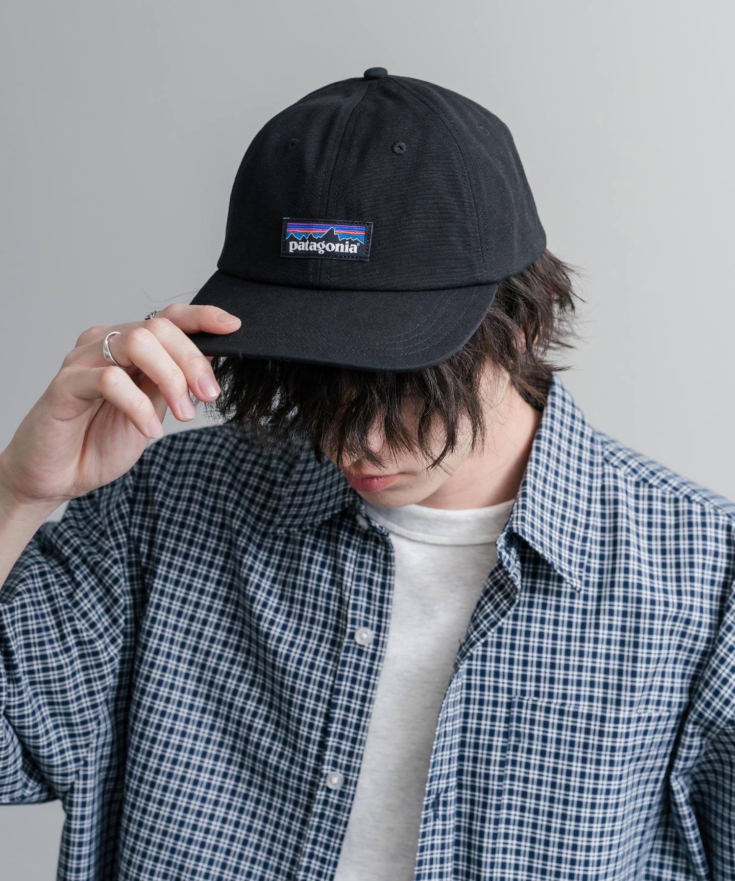 Patagonia パタゴニア P 6 LABEL TRAD CAP ワンポイントロゴコットンベースボールキャップ 16145