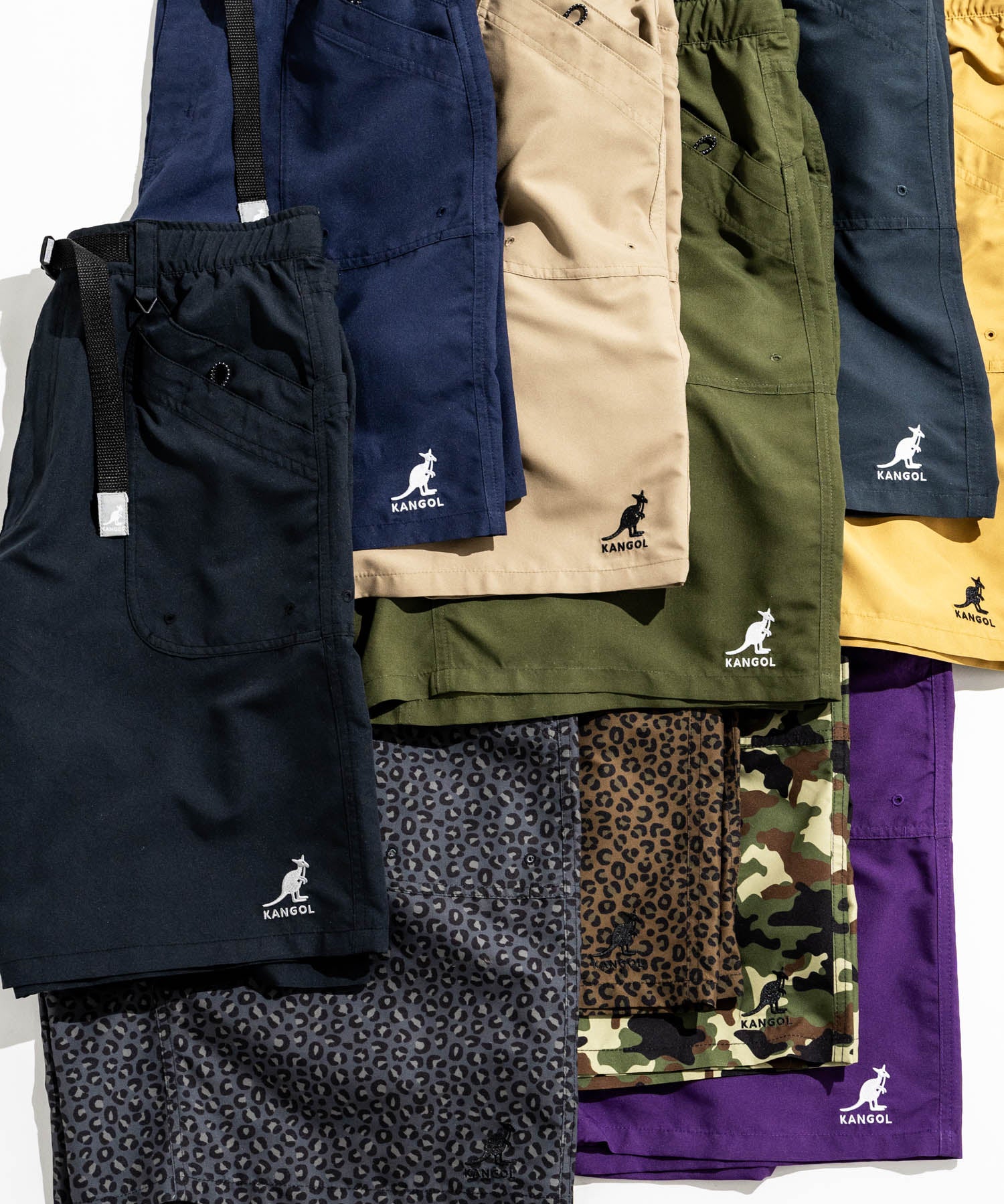 新色追加 KANGOL カンゴール 別注コラボ 接触冷感水陸両用クライミングショートパンツ ボードショーツ ハーフパンツ
