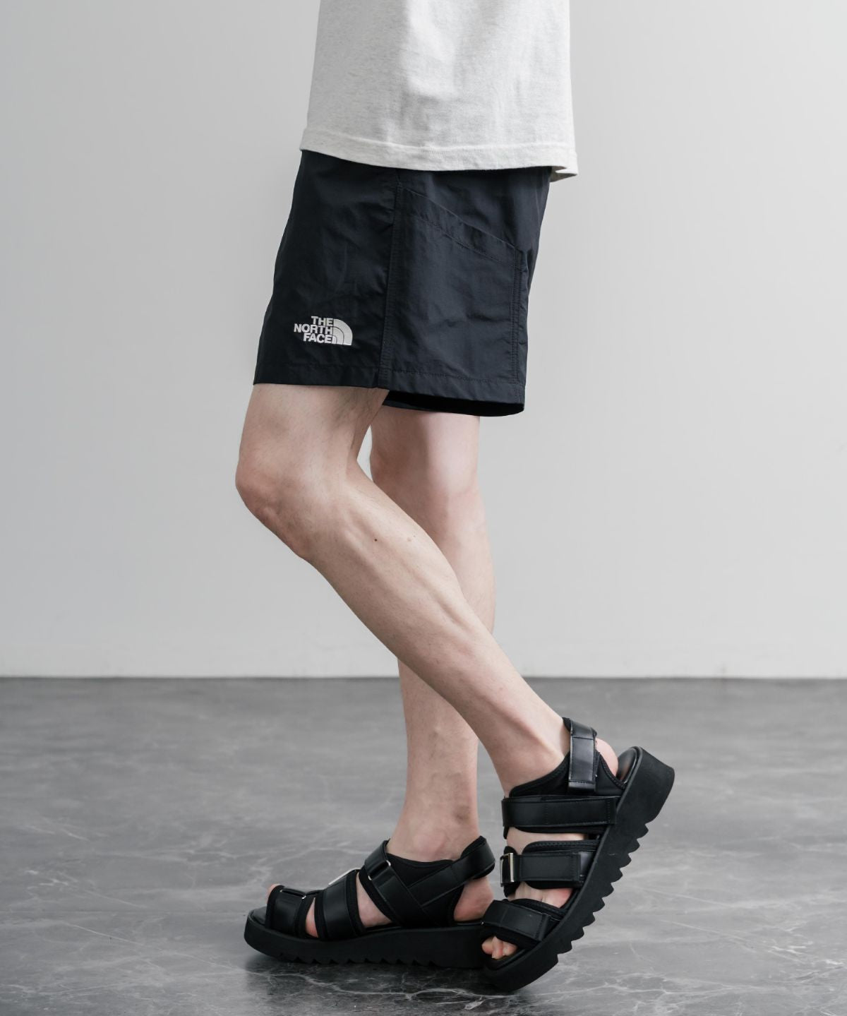 日本未展開モデル THE NORTH FACE WHITE LABEL OLEMA SHORTS イージーワイドナイロンショートパンツ 16150