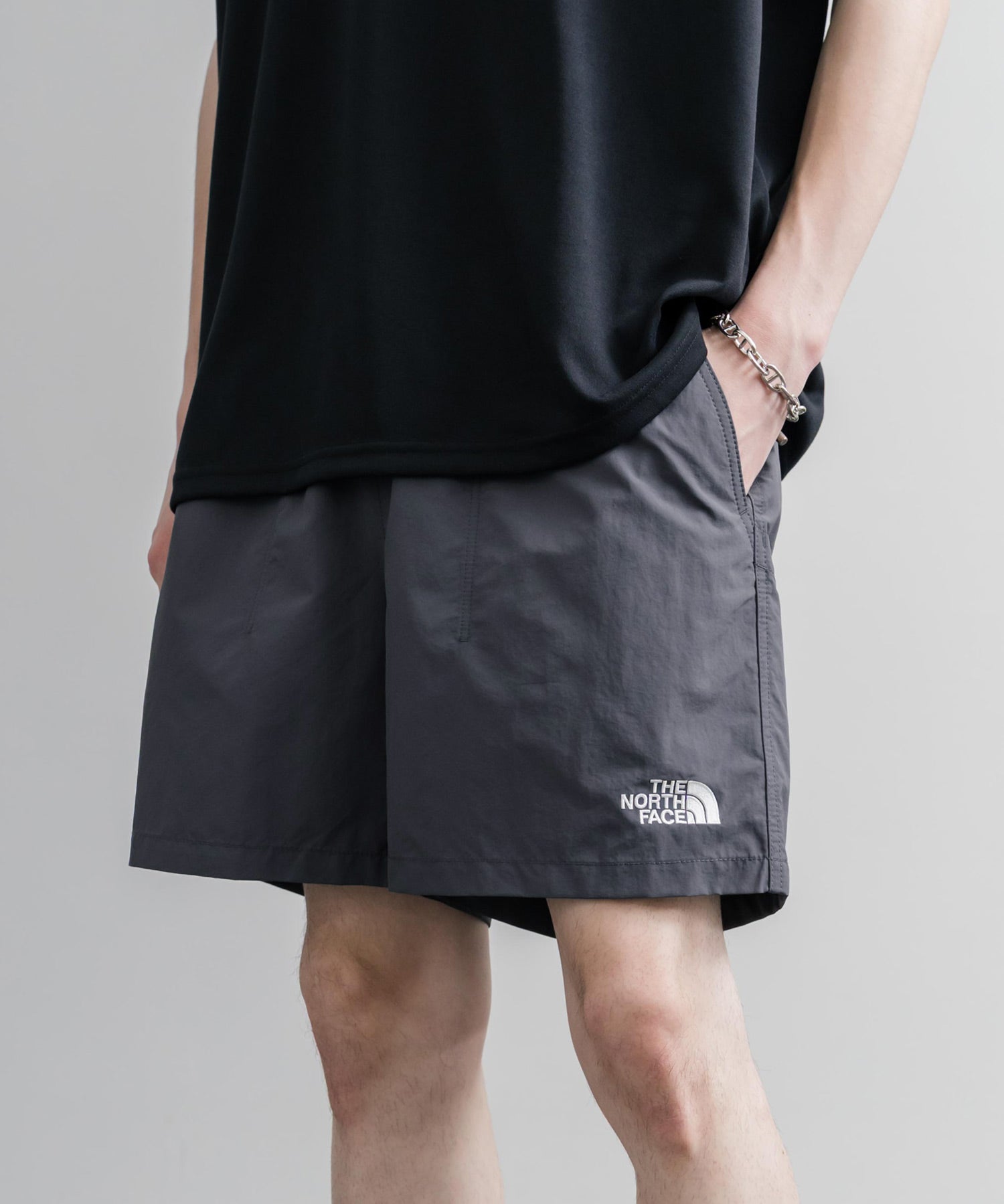 日本未展開モデル THE NORTH FACE WHITE LABEL OLEMA SHORTS イージーワイドナイロンショートパンツ 16150