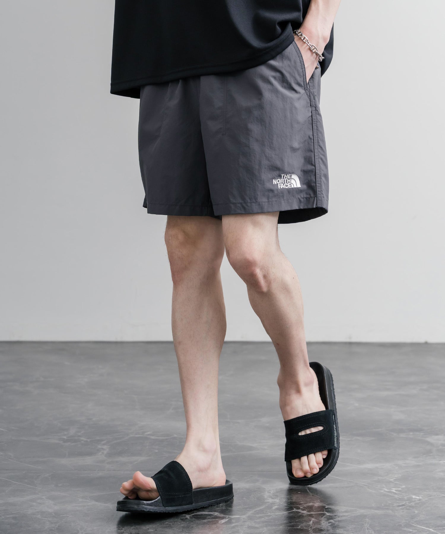 日本未展開モデル THE NORTH FACE WHITE LABEL OLEMA SHORTS イージーワイドナイロンショートパンツ 16150