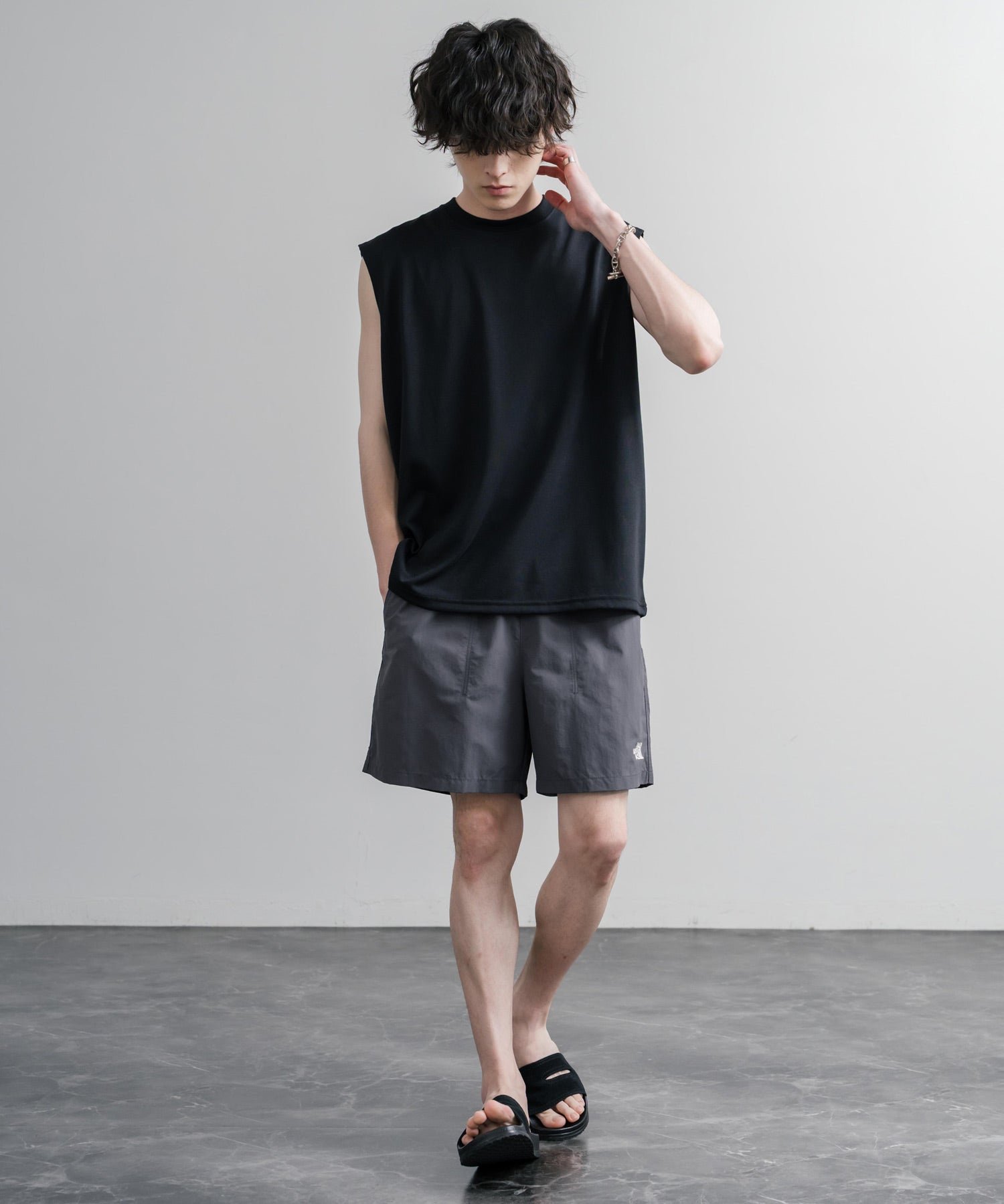 日本未展開モデル THE NORTH FACE WHITE LABEL OLEMA SHORTS イージーワイドナイロンショートパンツ 16150