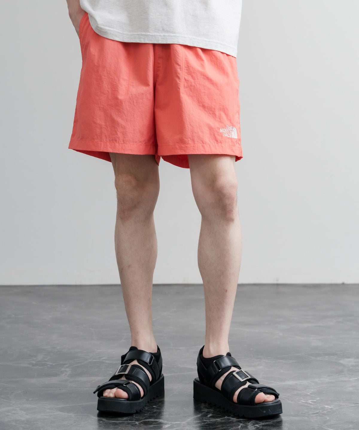 日本未展開モデル THE NORTH FACE WHITE LABEL OLEMA SHORTS イージーワイドナイロンショートパンツ 16150