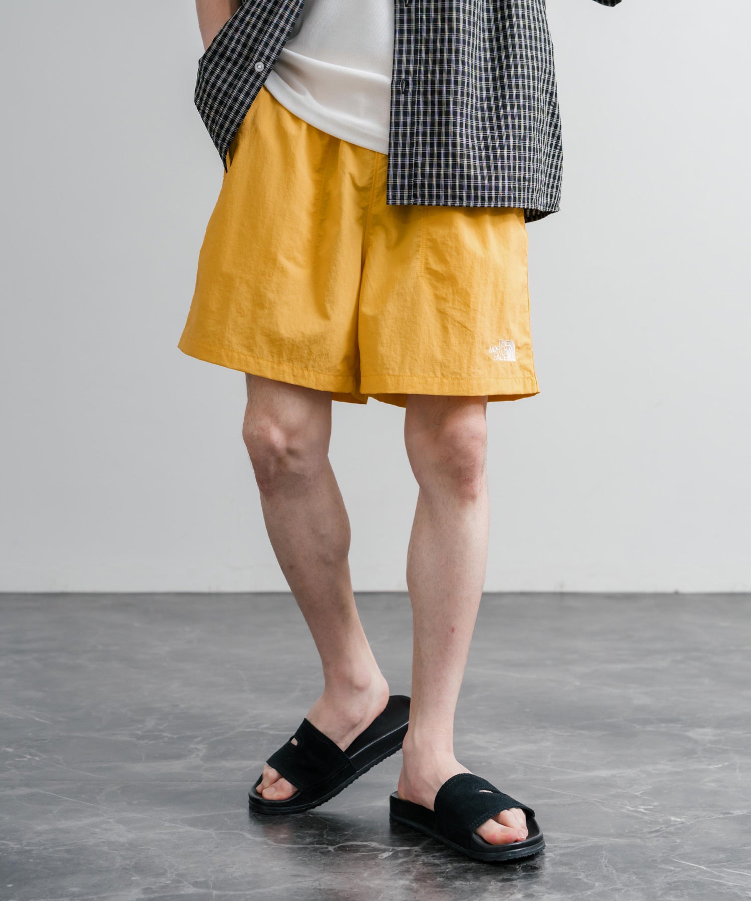 日本未展開モデル THE NORTH FACE WHITE LABEL OLEMA SHORTS イージーワイドナイロンショートパンツ 16150