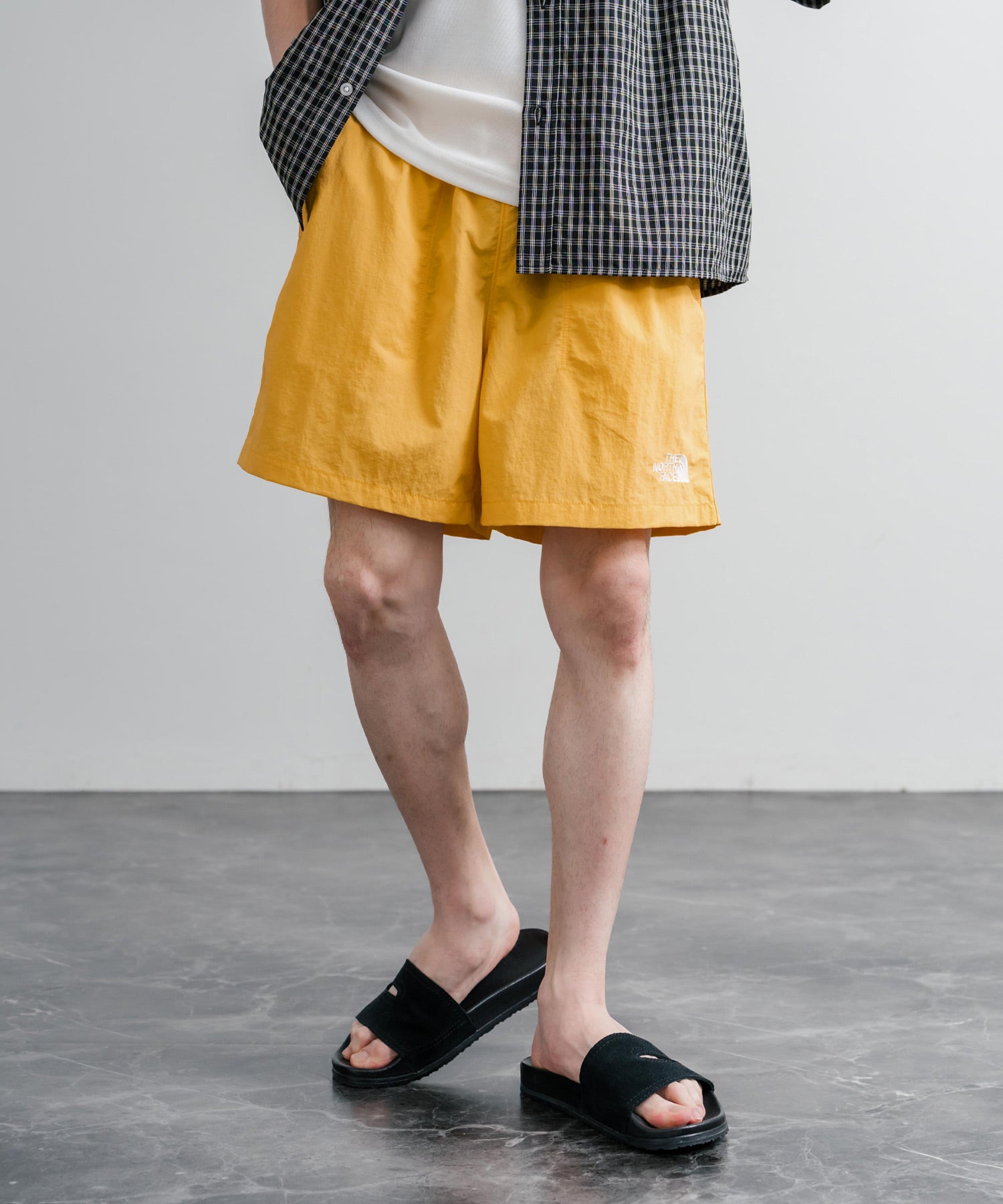 日本未展開モデル THE NORTH FACE WHITE LABEL OLEMA SHORTS イージーワイドナイロンショートパンツ 16150