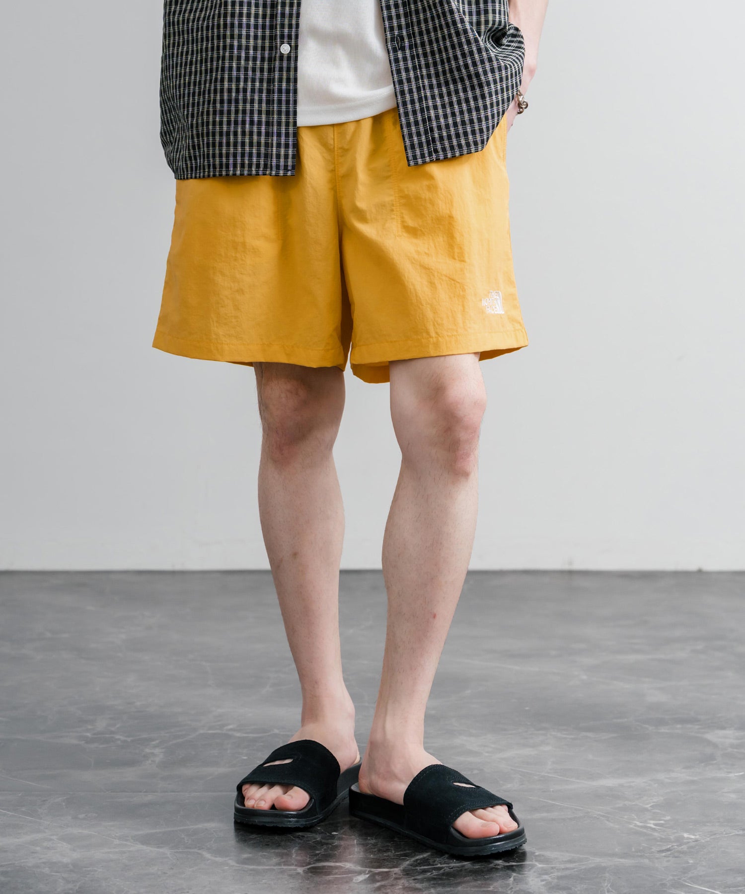 日本未展開モデル THE NORTH FACE WHITE LABEL OLEMA SHORTS イージーワイドナイロンショートパンツ 16150