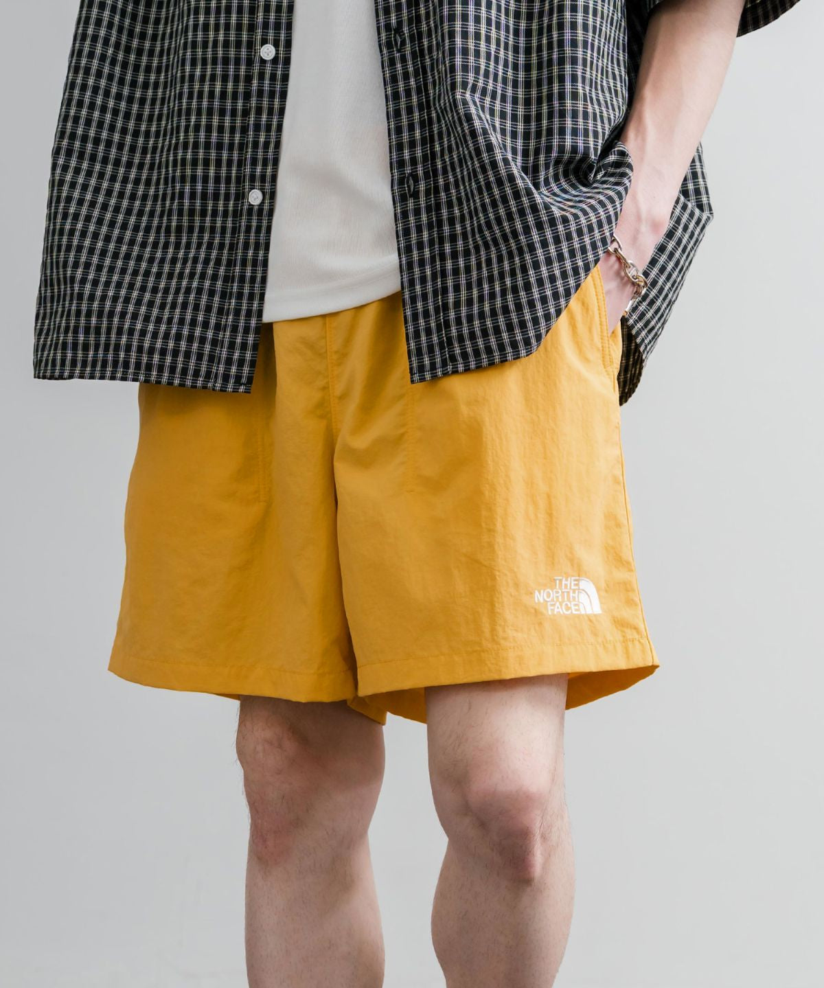 日本未展開モデル THE NORTH FACE WHITE LABEL OLEMA SHORTS イージーワイドナイロンショートパンツ 16150