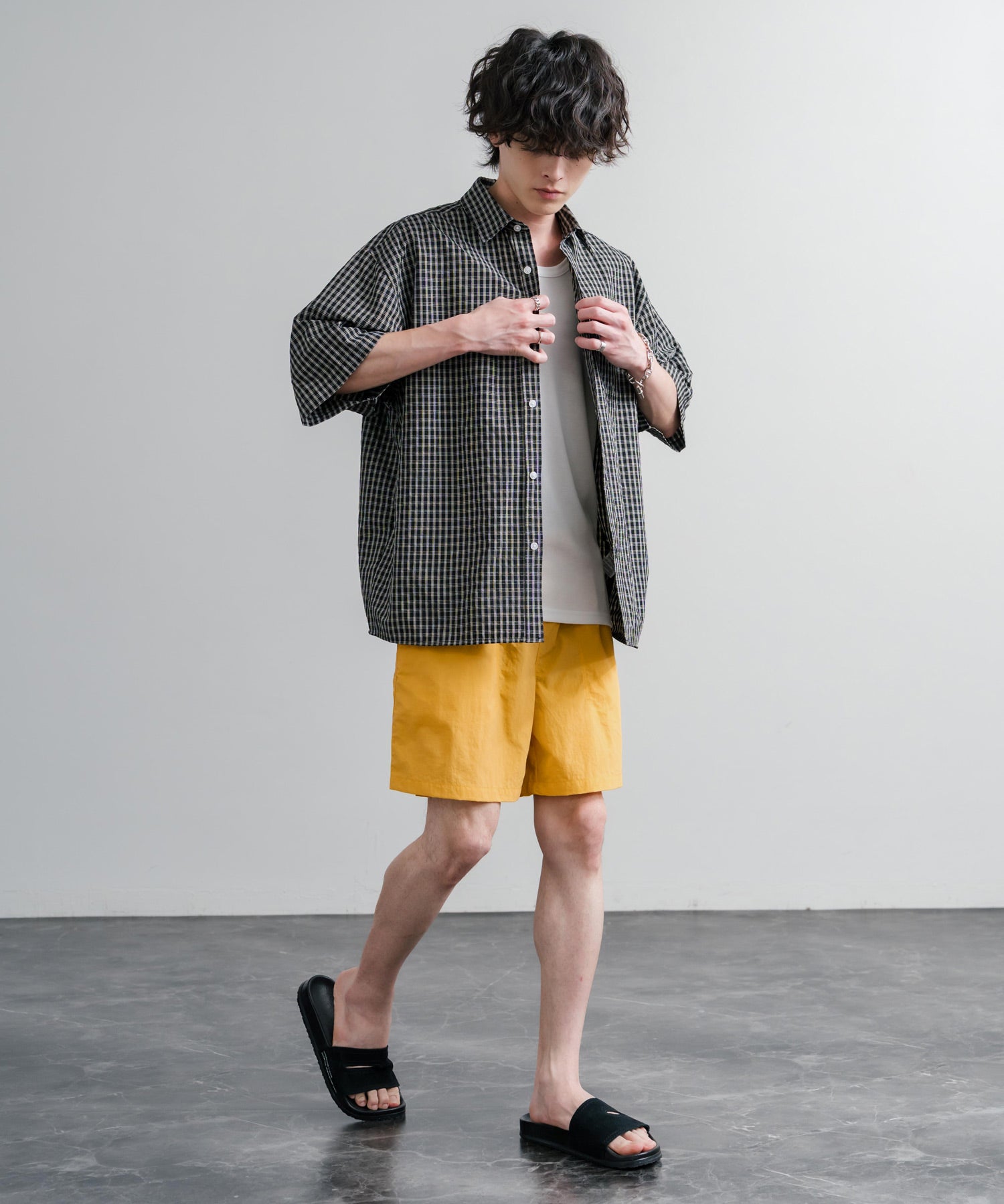 日本未展開モデル THE NORTH FACE WHITE LABEL OLEMA SHORTS イージーワイドナイロンショートパンツ 16150