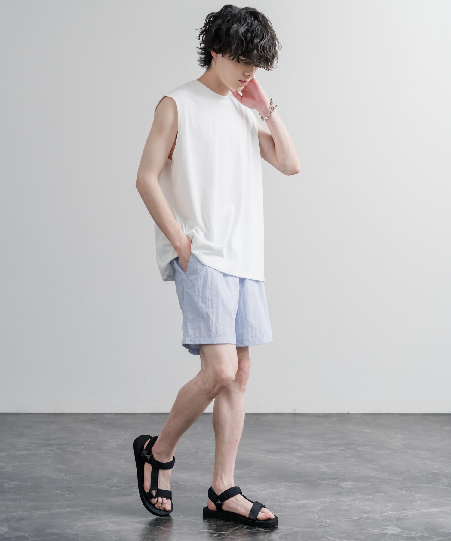 日本未展開モデル THE NORTH FACE WHITE LABEL OLEMA SHORTS イージーワイドナイロンショートパンツ 16150