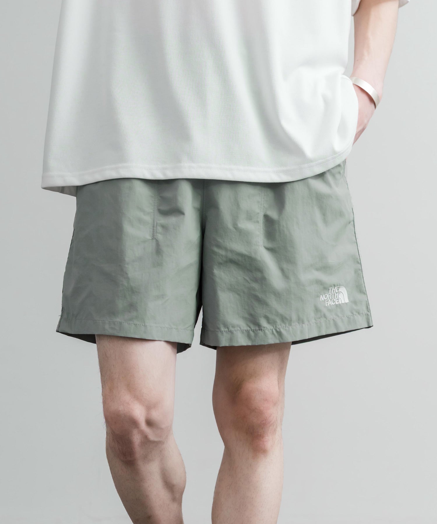 日本未展開モデル THE NORTH FACE WHITE LABEL OLEMA SHORTS イージーワイドナイロンショートパンツ 16150