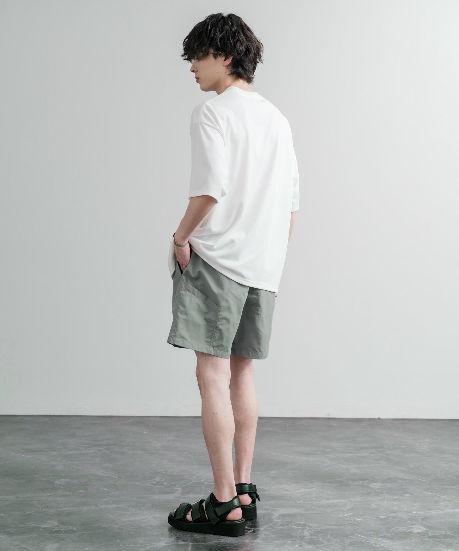日本未展開モデル THE NORTH FACE WHITE LABEL OLEMA SHORTS イージーワイドナイロンショートパンツ 16150
