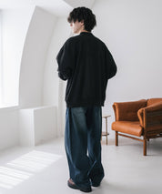 カットコーデュロイ・スエード長袖ヘンリーネックTシャツ/トレーナー 16152
