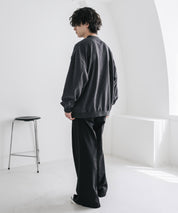 カットコーデュロイ・スエード長袖ヘンリーネックTシャツ/トレーナー 16152