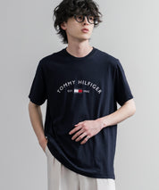 TOMMY HILFIGER アーチロゴプリント半袖Tシャツ 16156
