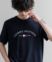 TOMMY HILFIGER アーチロゴプリント半袖Tシャツ 16156