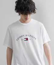 TOMMY HILFIGER アーチロゴプリント半袖Tシャツ 16156