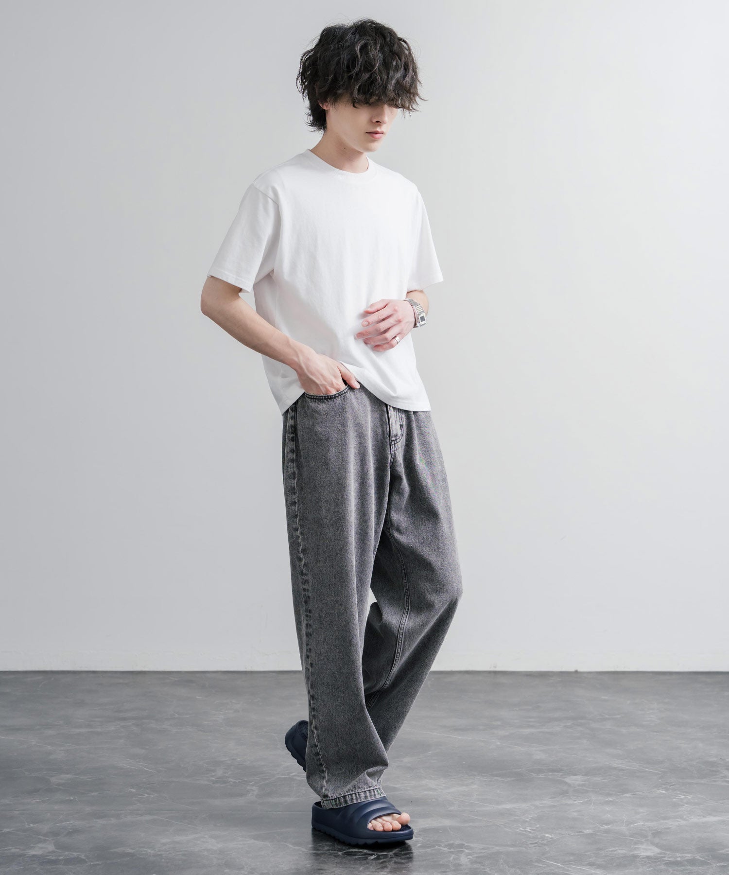 TELIC テリック W-CLOUD 厚底シャークソールスライドサンダル