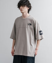 THE NORTH FACE WHITE LABEL STITCH DYEING S/S R/TEE オーバーサイズステッチラインワンポイントロゴピグメント加工半袖Tシャツ 16163