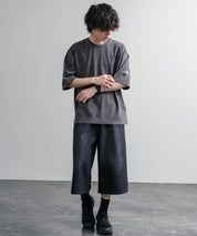 THE NORTH FACE WHITE LABEL STITCH DYEING S/S R/TEE オーバーサイズステッチラインワンポイントロゴピグメント加工半袖Tシャツ 16163