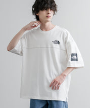 THE NORTH FACE WHITE LABEL STITCH DYEING S/S R/TEE オーバーサイズステッチラインワンポイントロゴピグメント加工半袖Tシャツ 16163