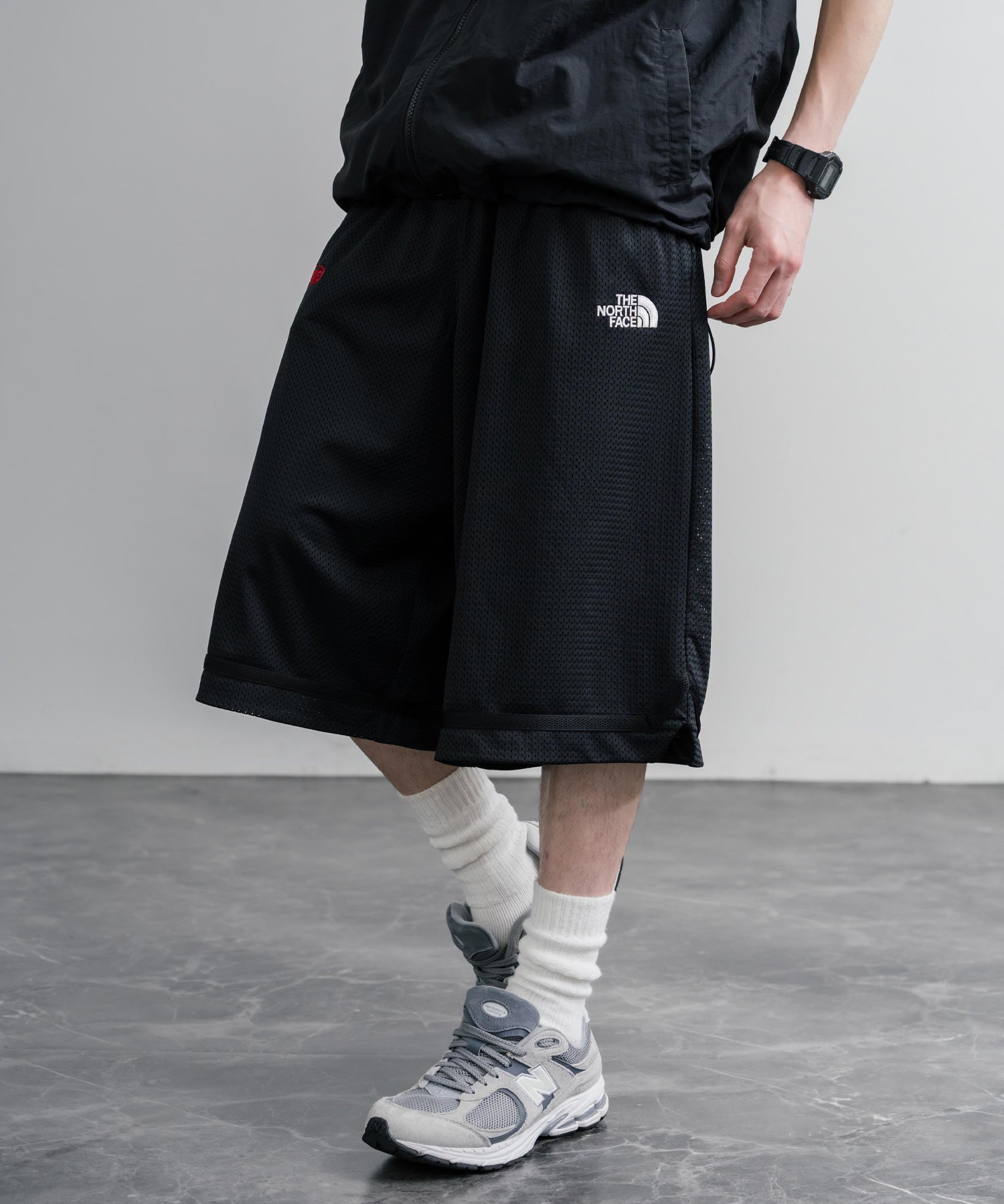 日本未展開モデル THE NORTH FACE ザ・ノースフェイス AERONET SHORTS メッシュハーフワイドパンツ/ショートパンツ 16186