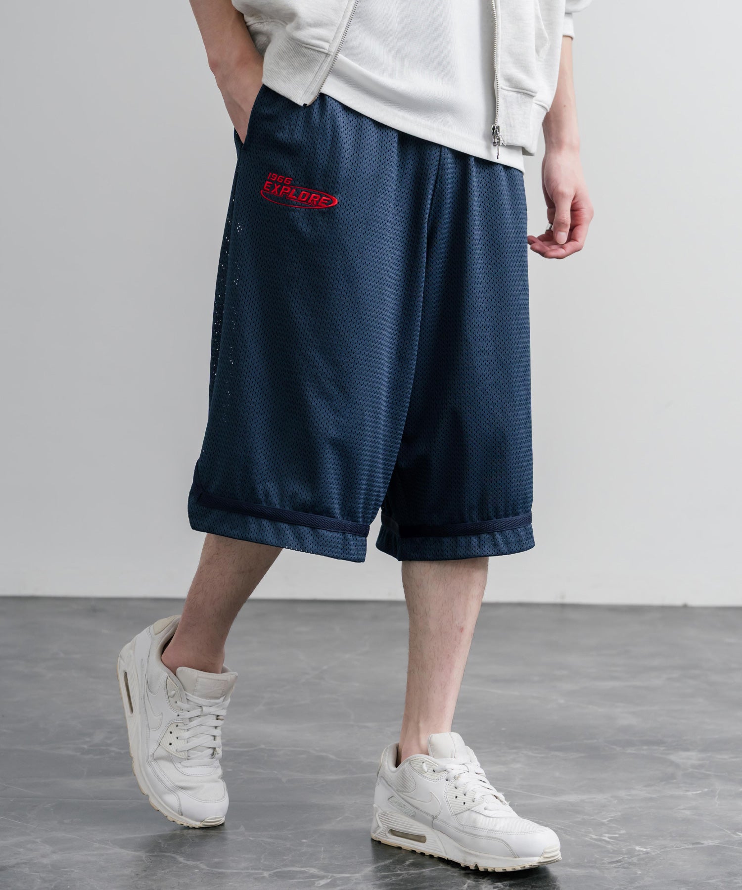 日本未展開モデル THE NORTH FACE ザ・ノースフェイス AERONET SHORTS メッシュハーフワイドパンツ/ショートパンツ 16186